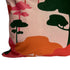 Cloud Tree Velvet Cushion - Rose