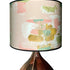 Large Painterly Abstract Lamp shade - pink
