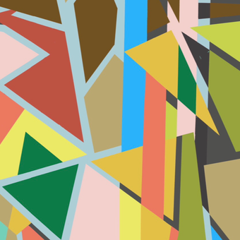 Hypotenuse Mural Wallpaper