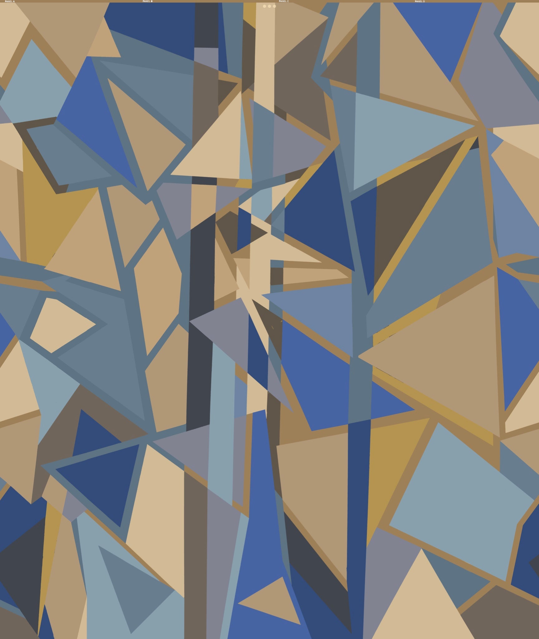 Hypotenuse Mural Wallpaper