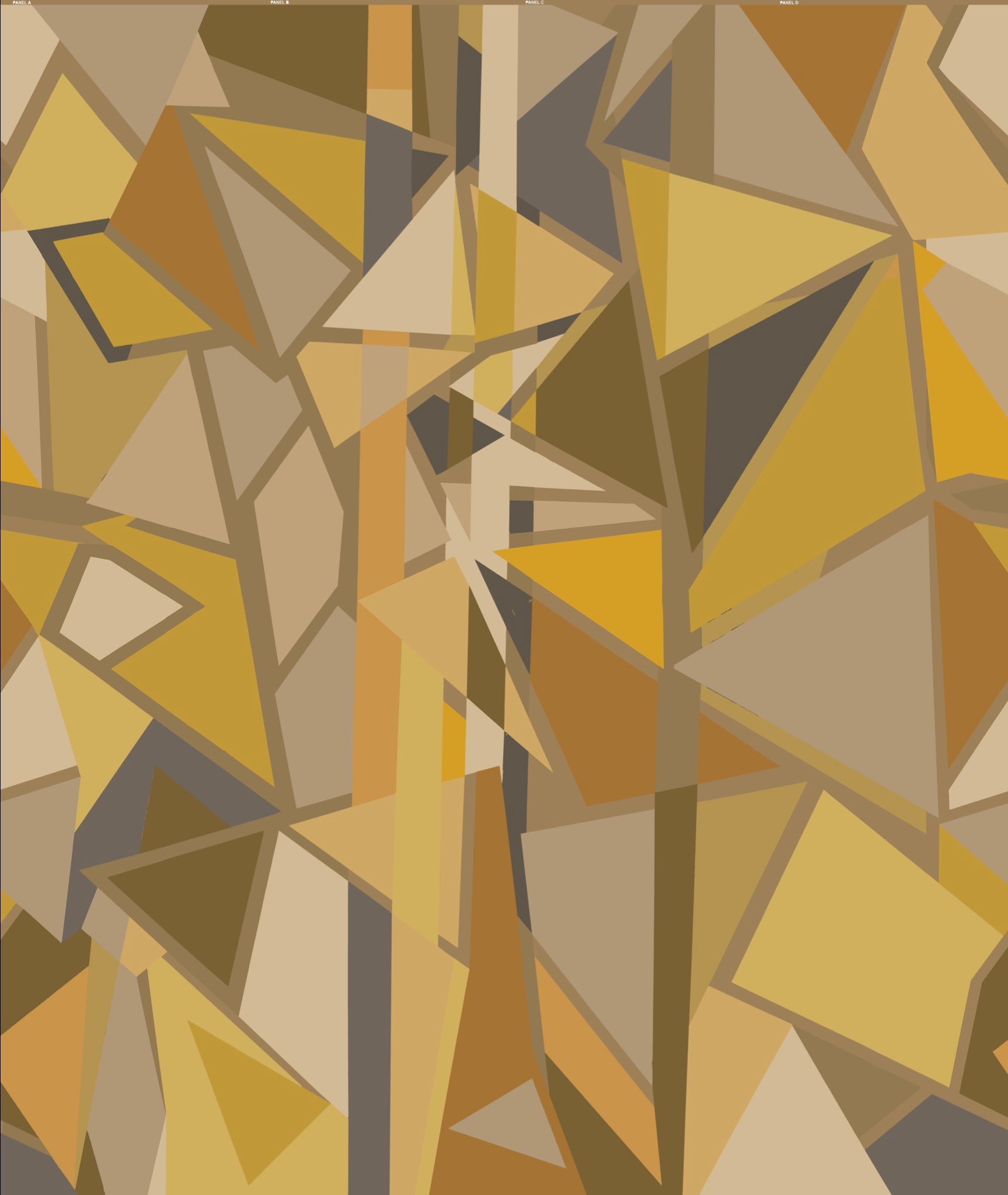 Hypotenuse Mural Wallpaper