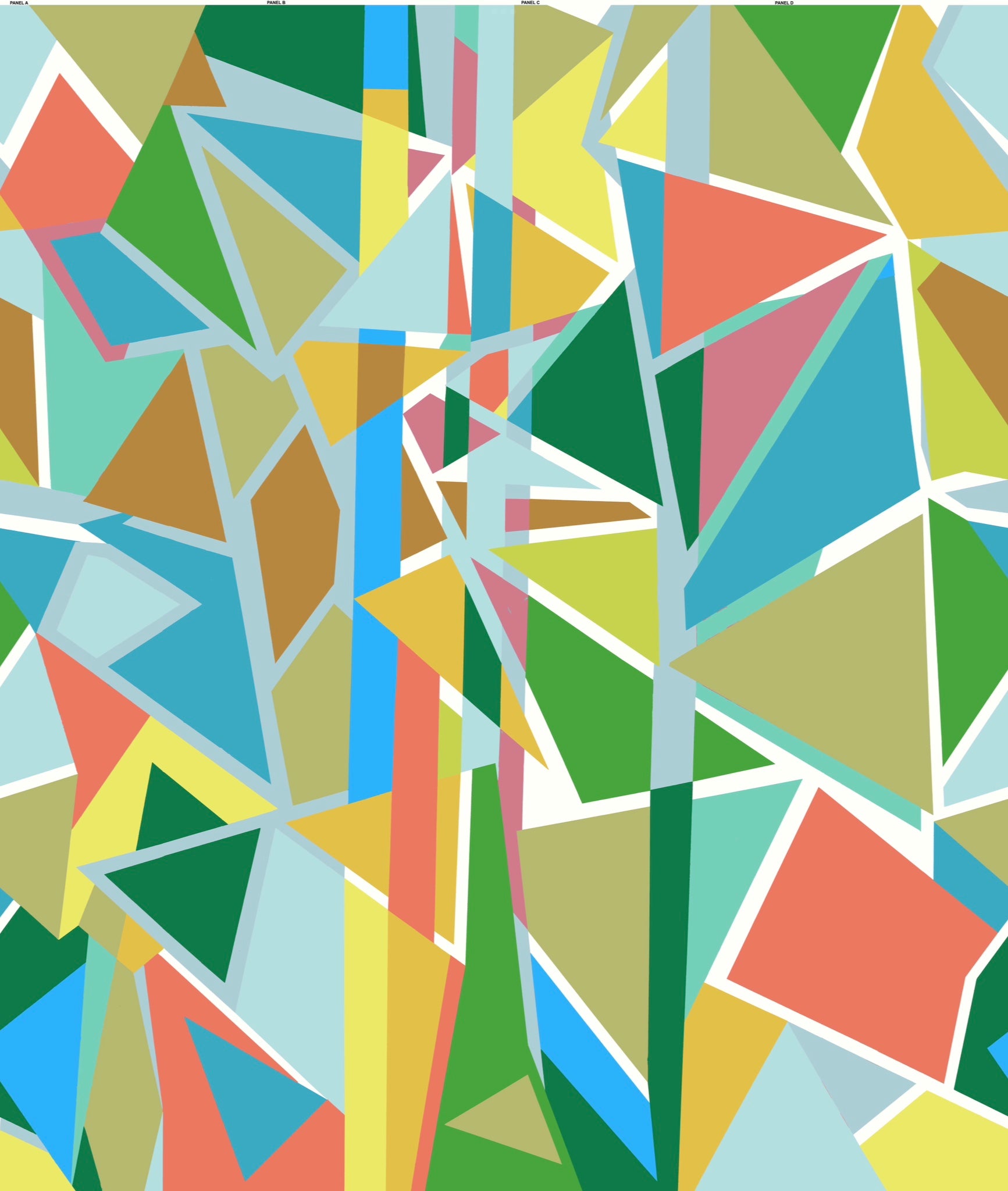 Hypotenuse Mural Wallpaper
