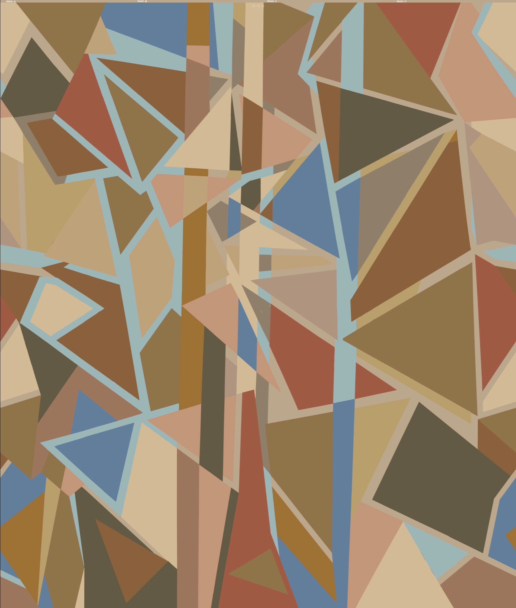 Hypotenuse Mural Wallpaper