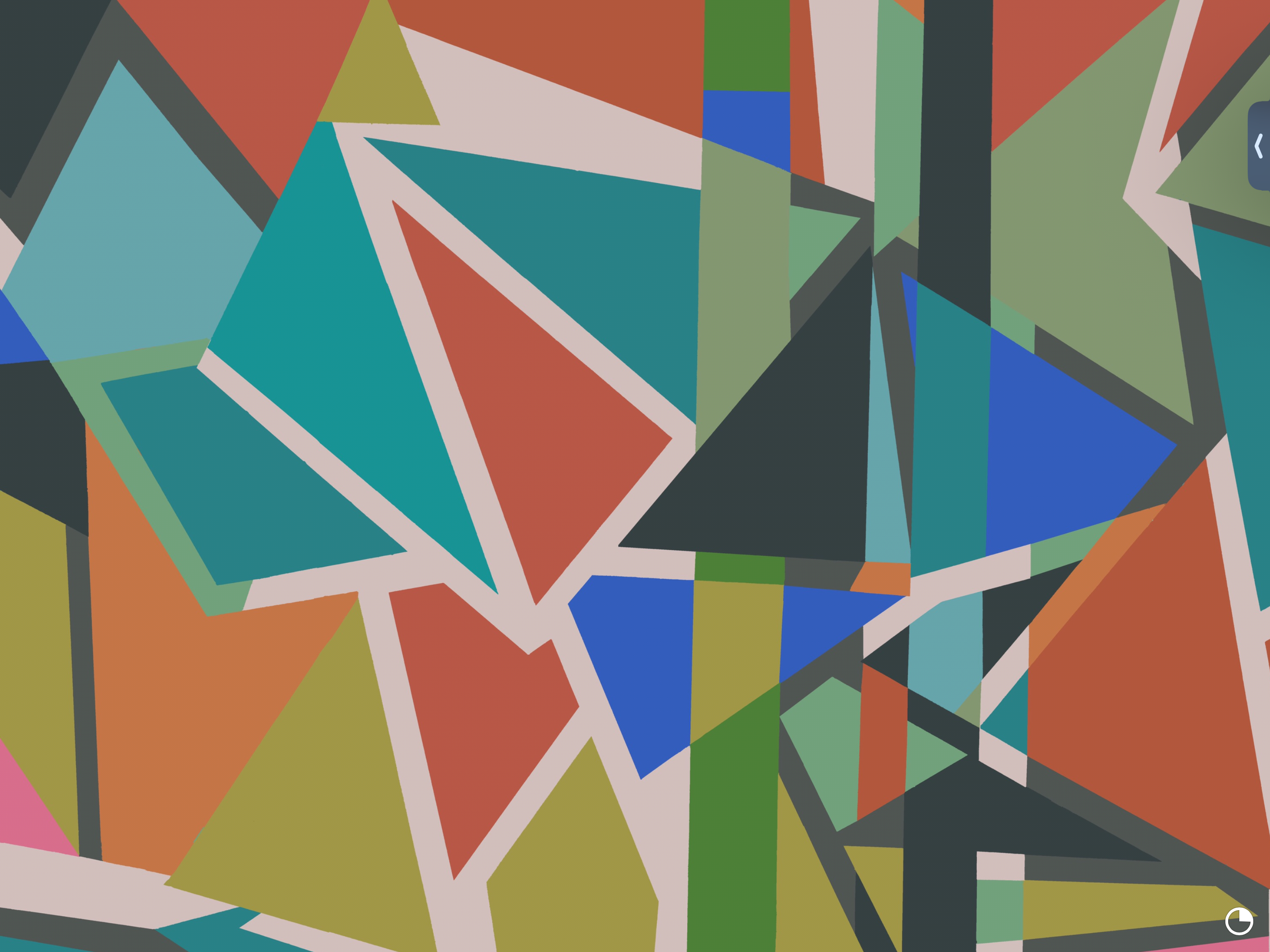 4 panel Geometric mural Wallpaper - Jazz