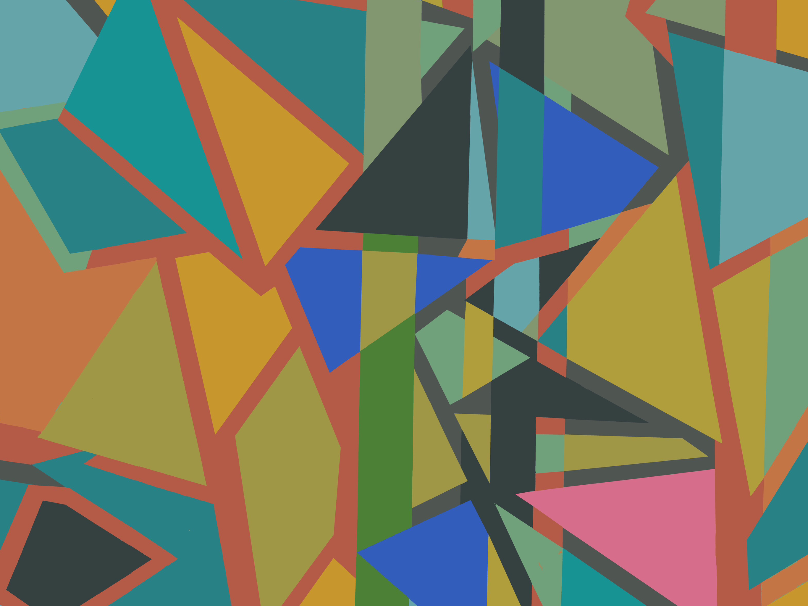 Hypotenuse Mural Wallpaper
