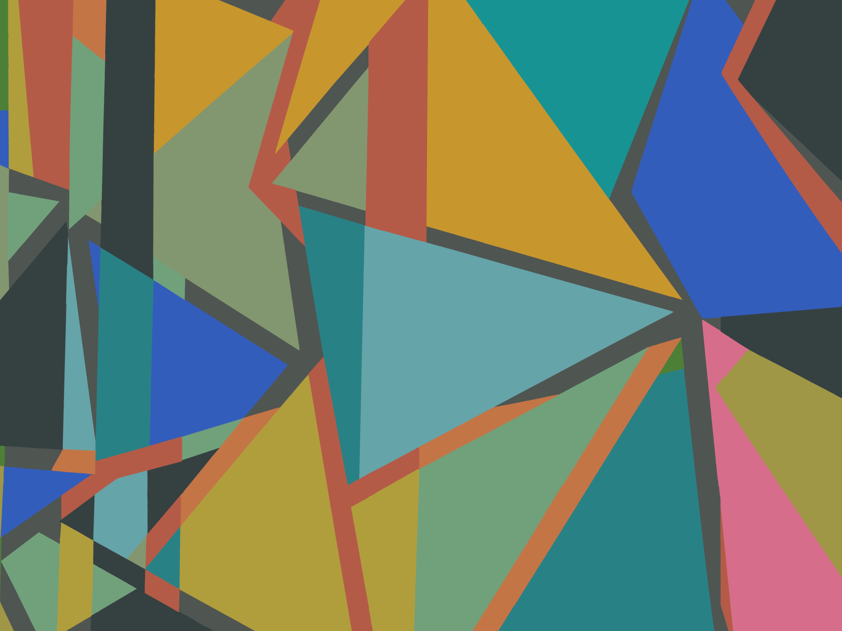 Hypotenuse Mural Wallpaper