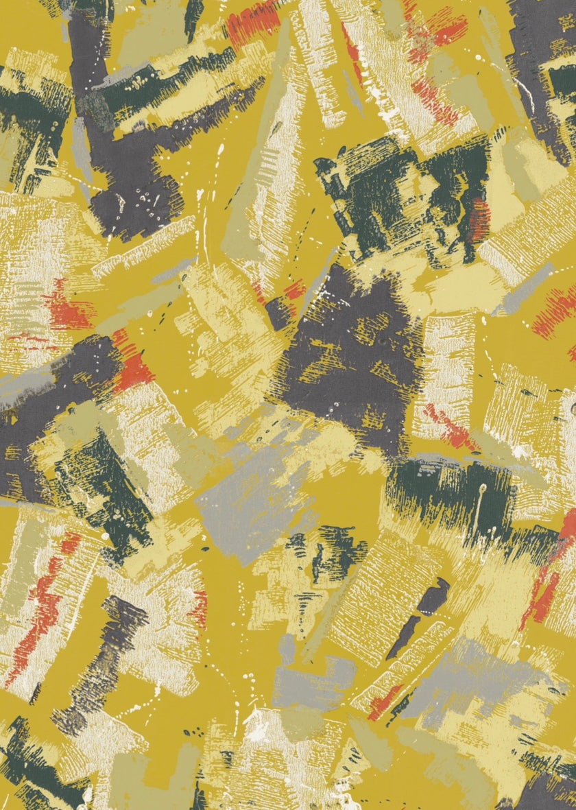 1950s Brushstroke Wallpaper