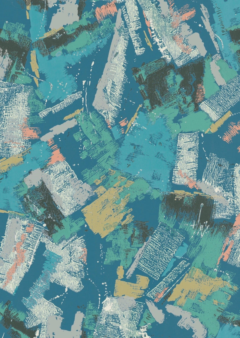 1950s Brushstroke Wallpaper