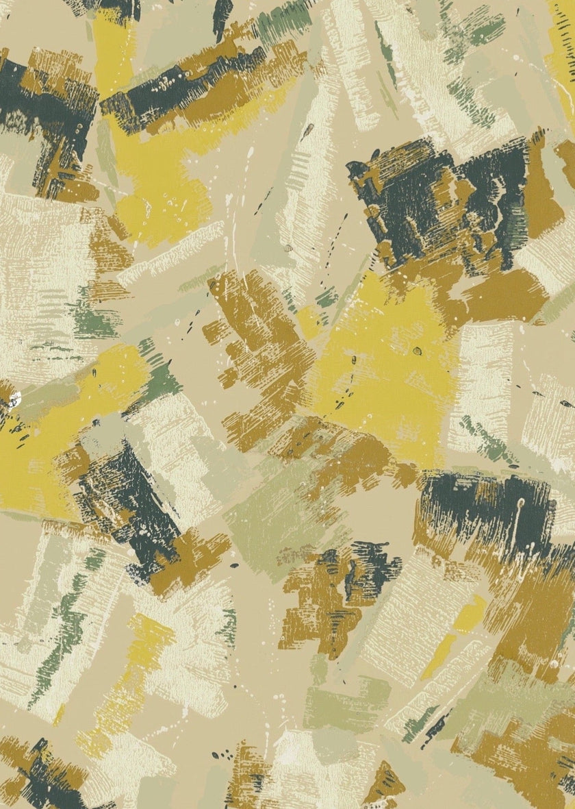 1950s Brushstroke Wallpaper