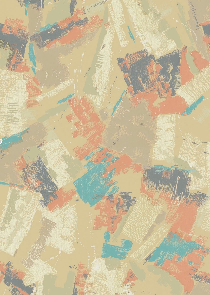 1950s Brushstroke Wallpaper