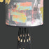 Painterly Abstract Lamp shade - Black