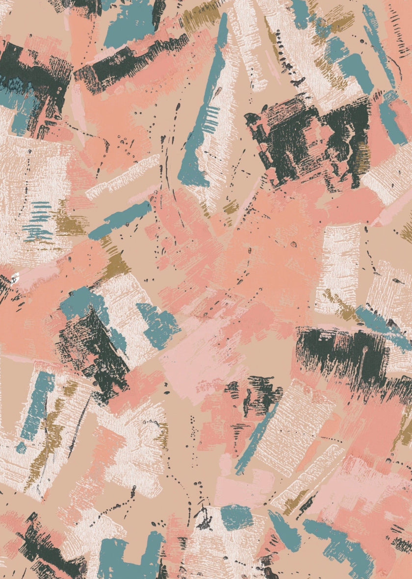 1950s Brushstroke Wallpaper