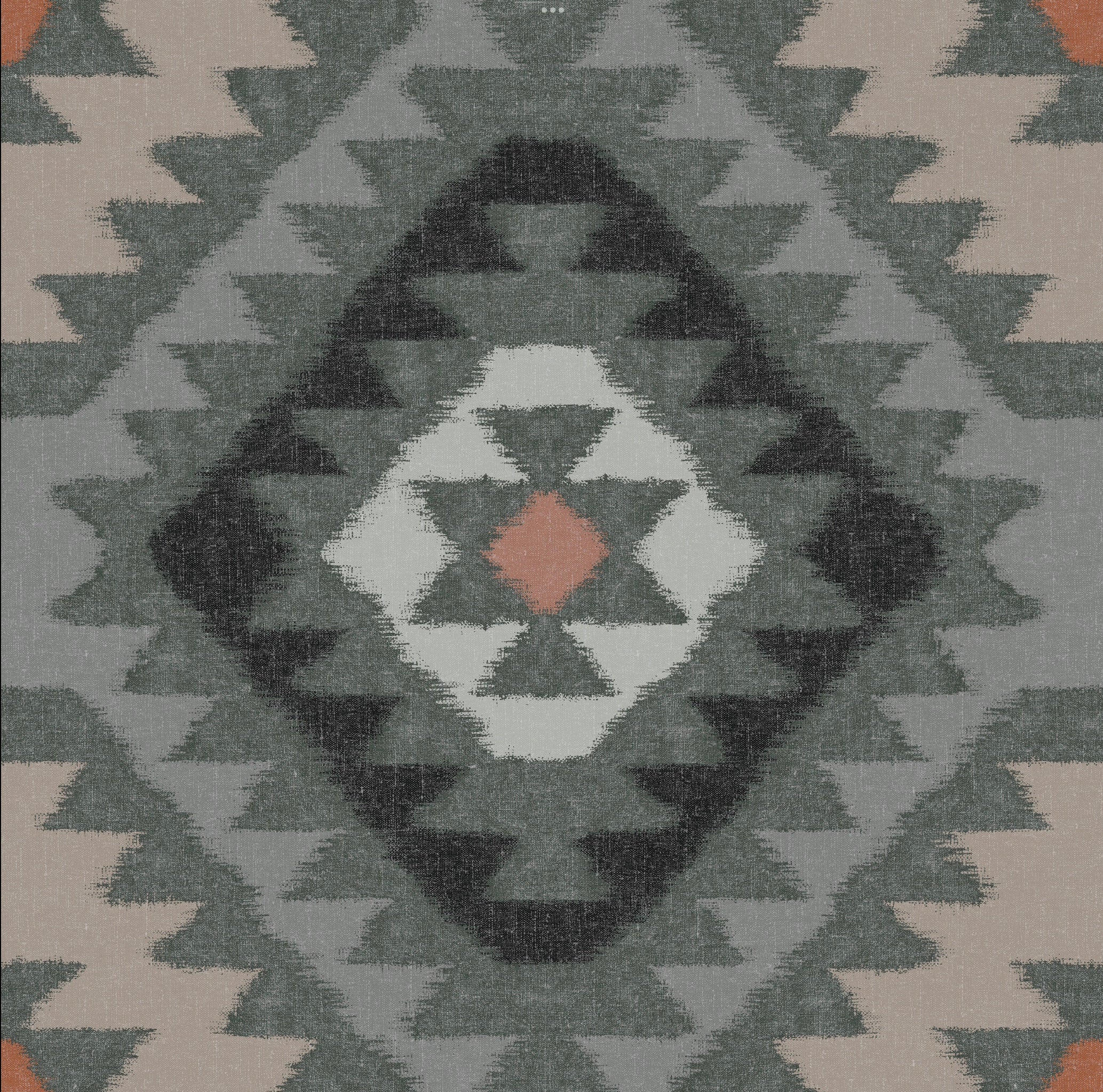 Navajo Wallpaper - Pewter blush