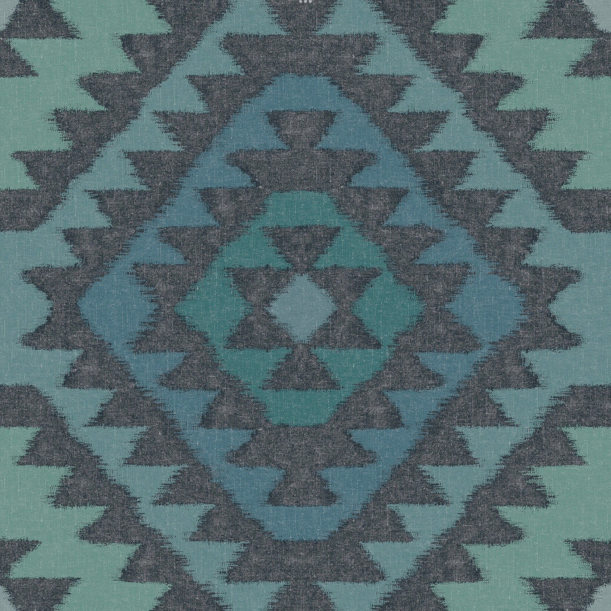 Navajo Wallpaper - Navy