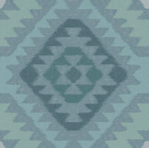 Navajo Wallpaper - Powder blue