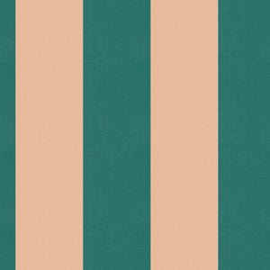 Simple wide Stripe Wallpaper - Teal