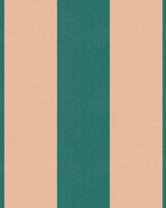 Simple wide Stripe Wallpaper - Teal