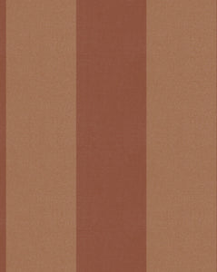 Simple wide Stripe Wallpaper - Terracotta