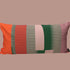 Combed Stripe Cushion - Vermilion
