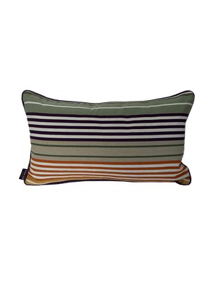 Cotton Striped Cushion - Multi