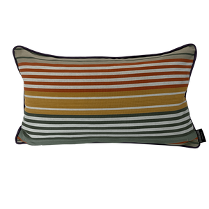 Cotton Striped Cushion - Multi
