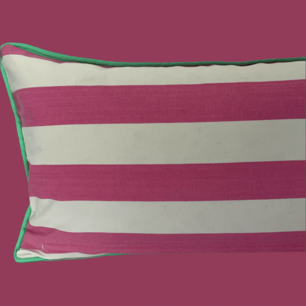 Multi Striped Cushions - Pink