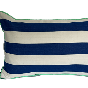 Striped Cushion - Blue