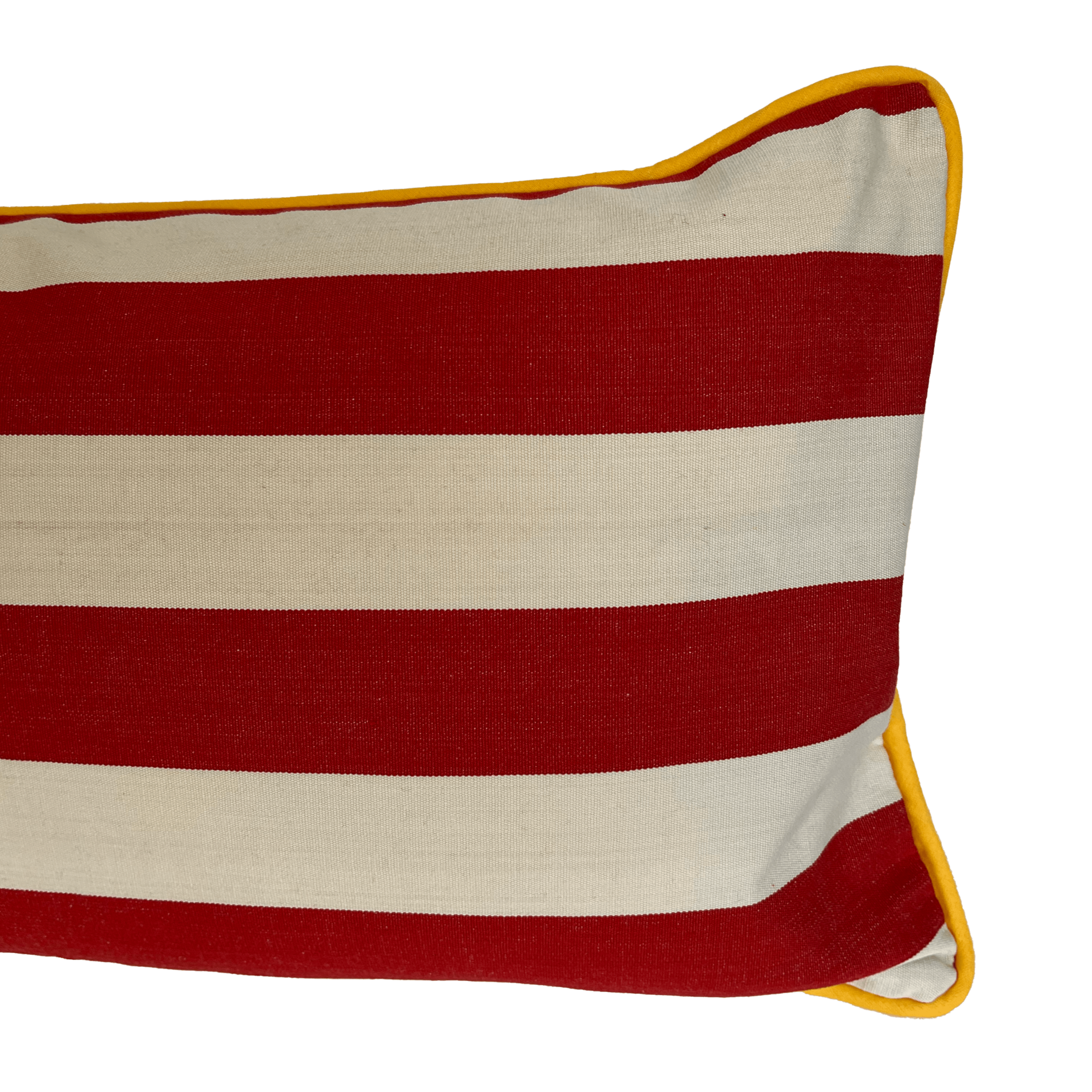 Striped Cushion - Red