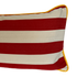 Striped Cushion - Red