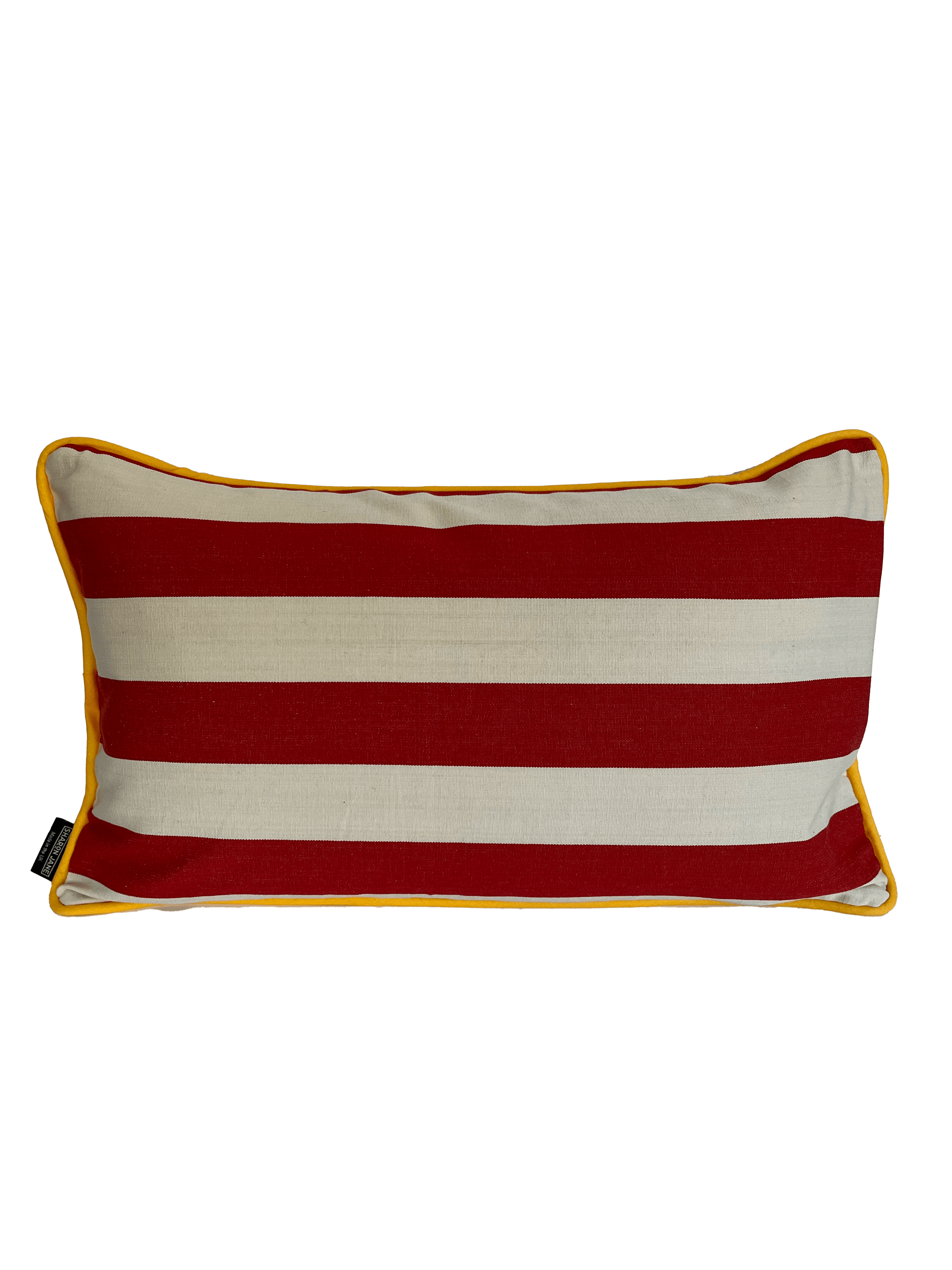 Striped Cushion - Red