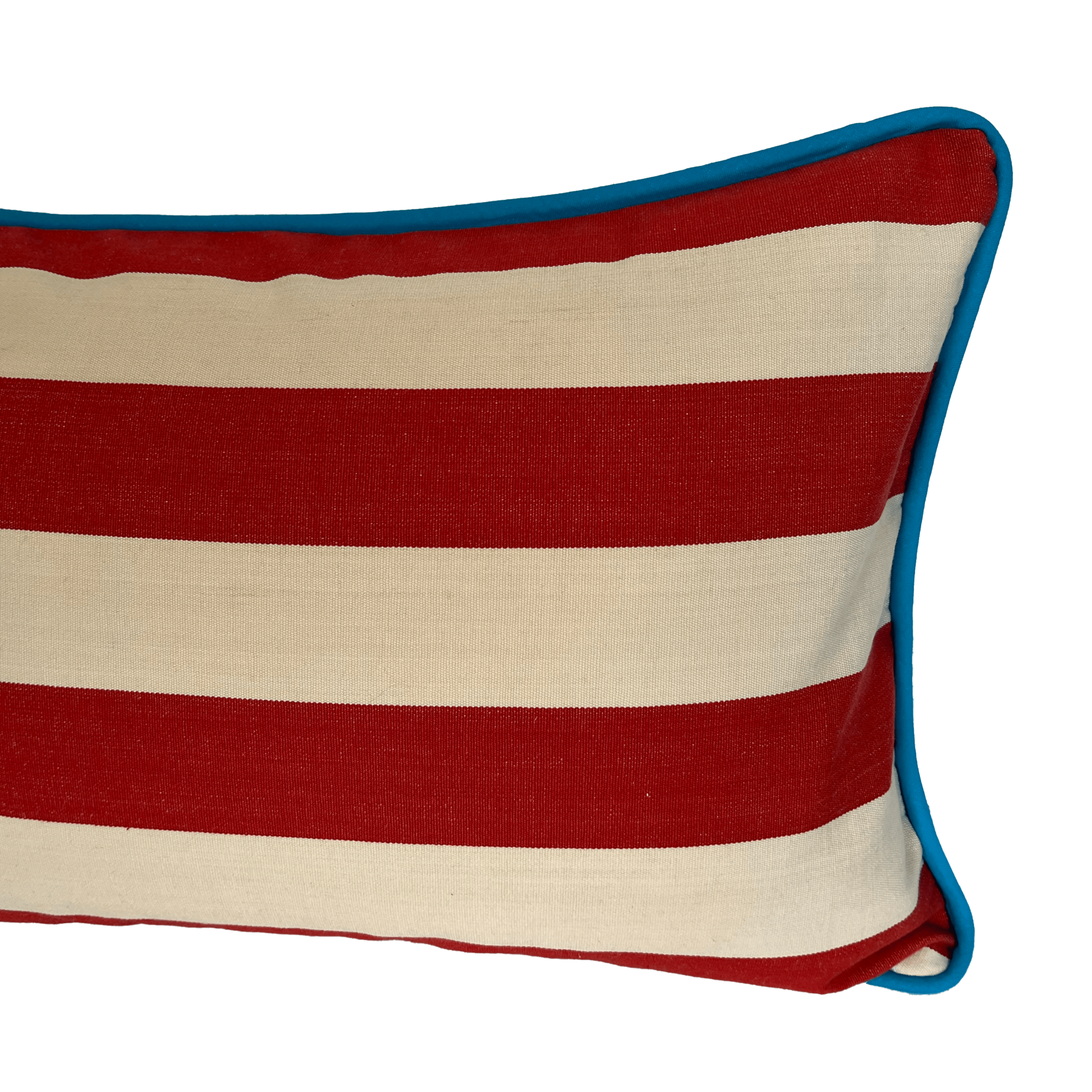 Striped Cushion - Red