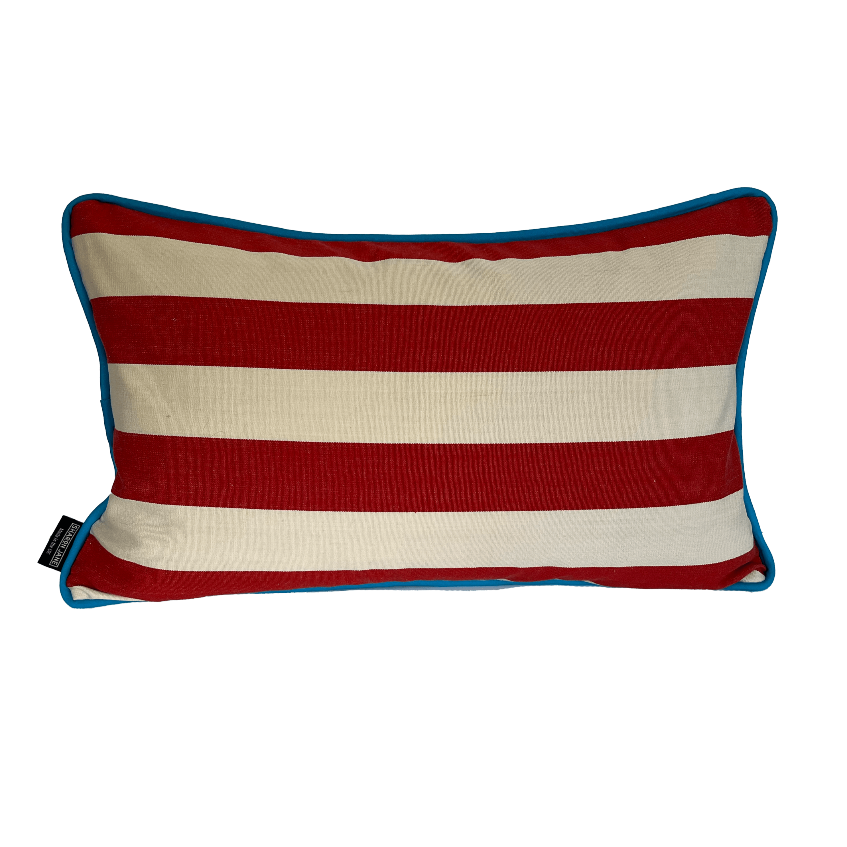 Striped Cushion - Red