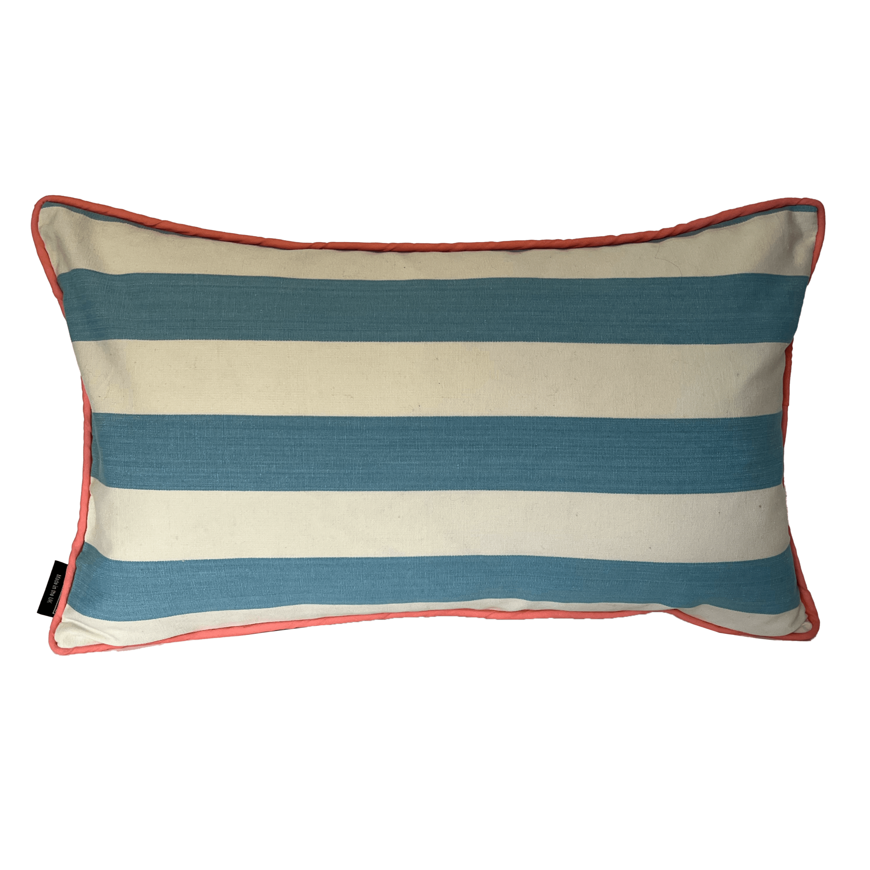 Striped Cushion - Pale Blue