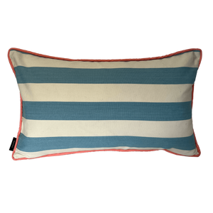 Striped Cushion - Pale Blue