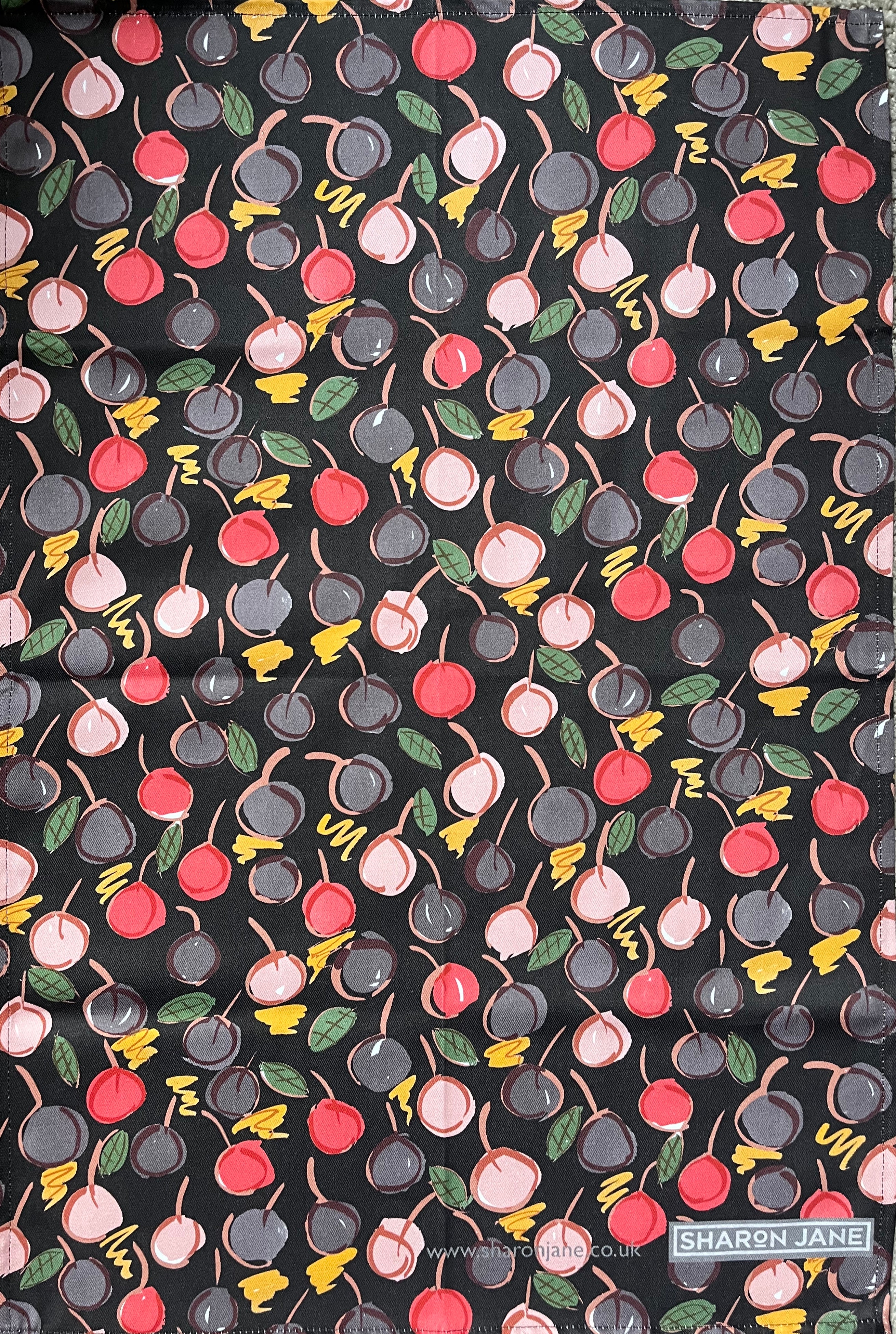 Cherries Tea Towel