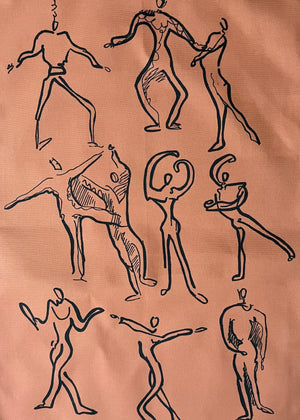 Dancers Linen Tea Towel