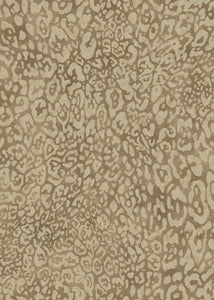 Leopard imprint Wallpaper - Mocha / cream