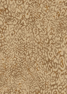 Leopard imprint Wallpaper - Ochre light spot