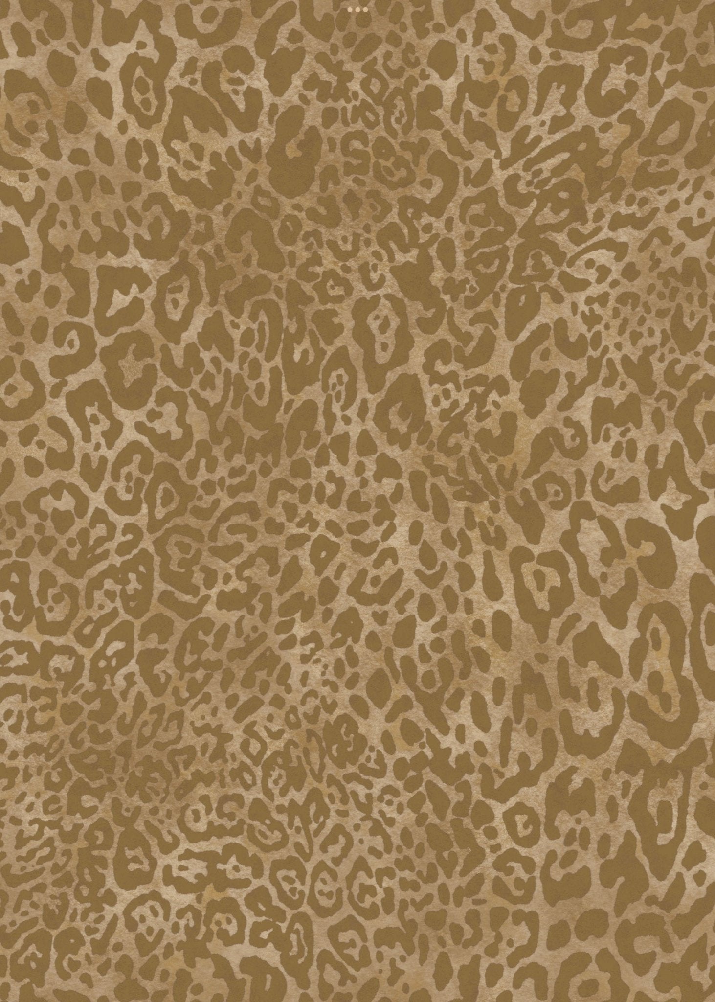 Leopard imprint Wallpaper - Ochre