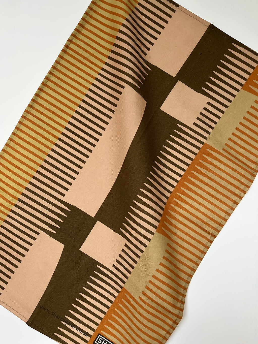 Combed Stripe Tea Towel