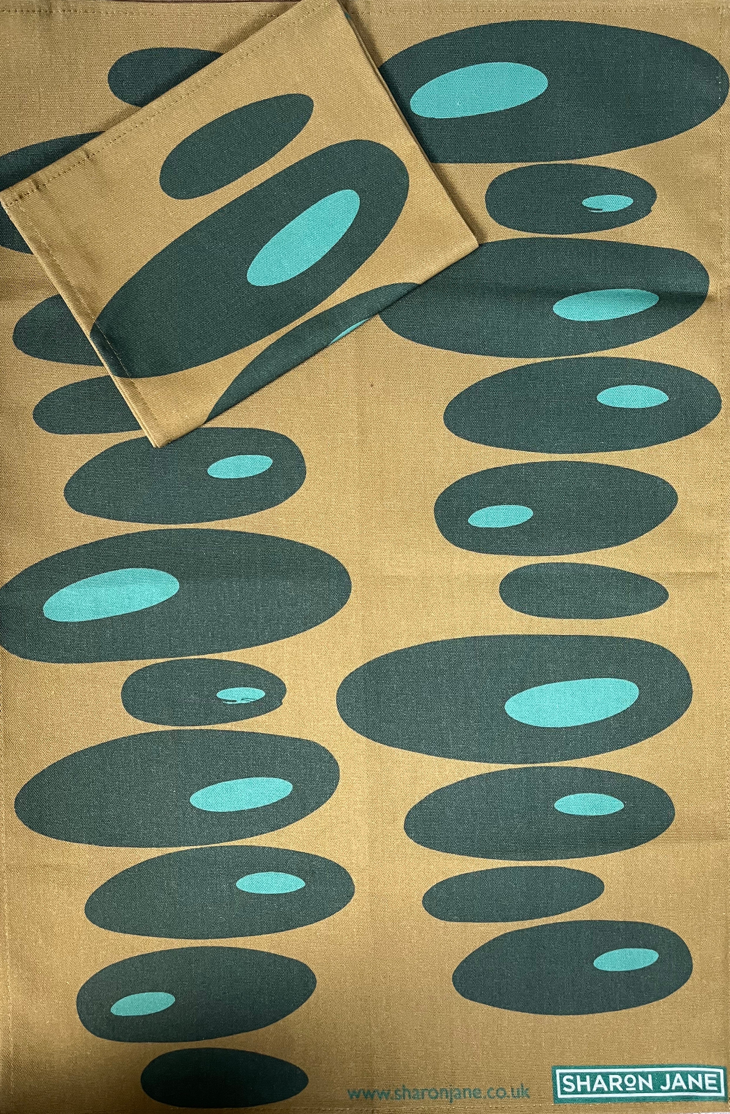 Pebbles Tea Towel