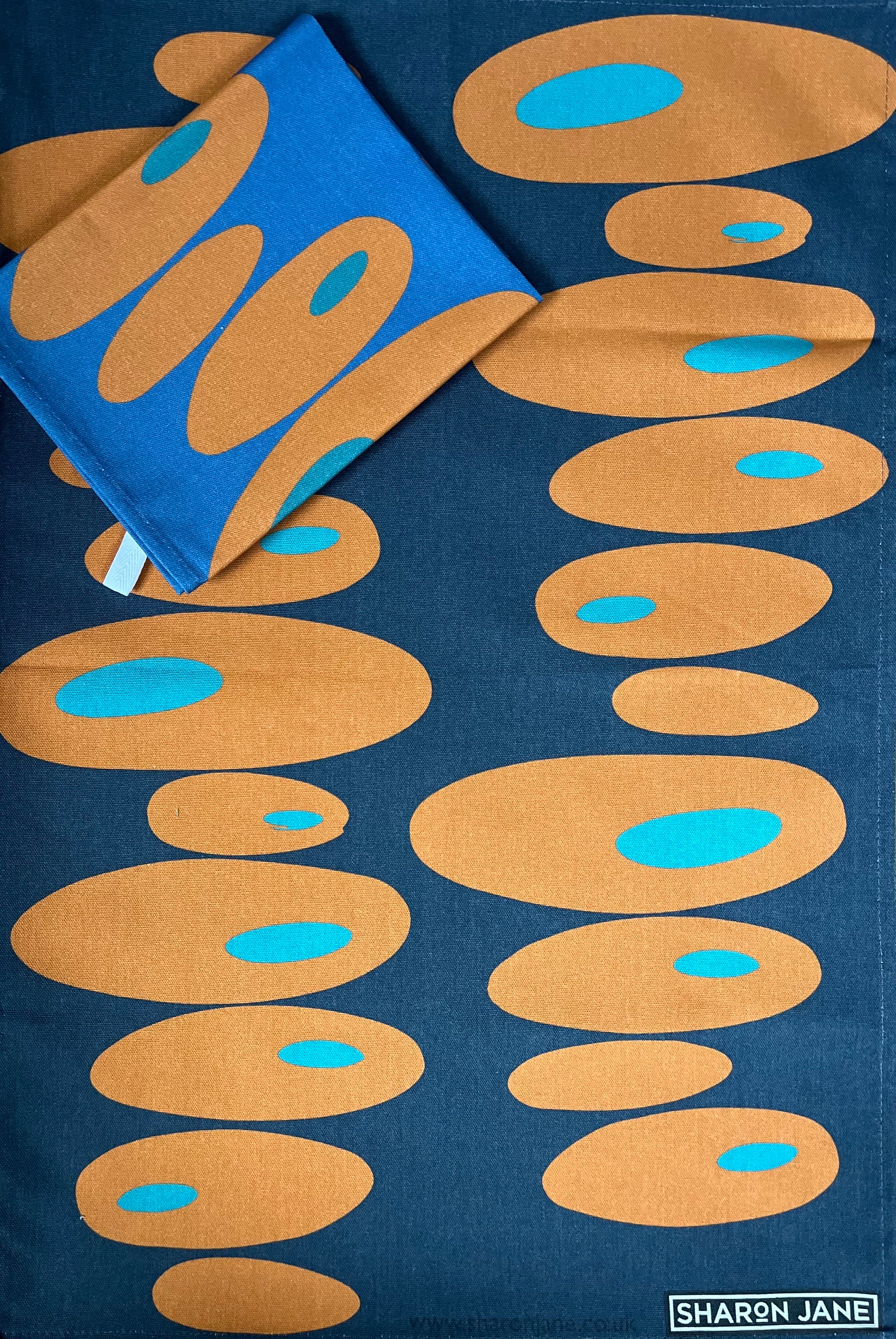 Pebbles Tea Towel