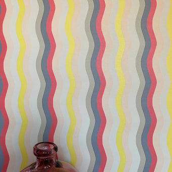 Wavy Stripe Wallpaper