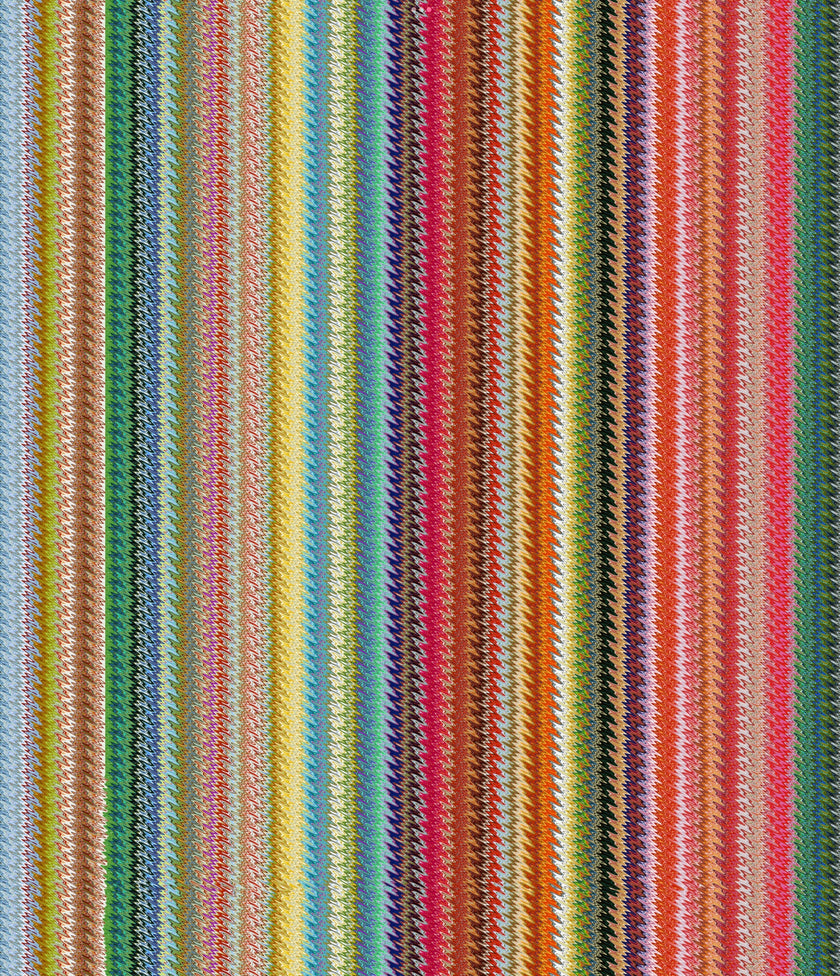 Fine Stripe zigzag Wallpaper