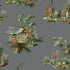 Vintage Oriental Wallpaper - Bright green