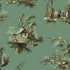 Vintage Oriental Wallpaper - Bright green