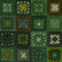 Crochet Wallpaper - Forest Green