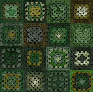 Crochet Wallpaper - Green