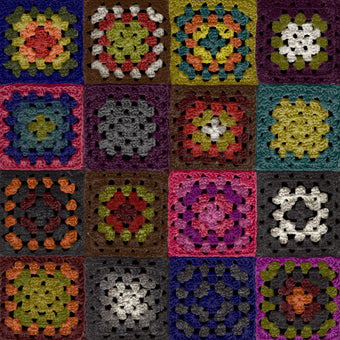 Crochet Wallpaper - Cerise