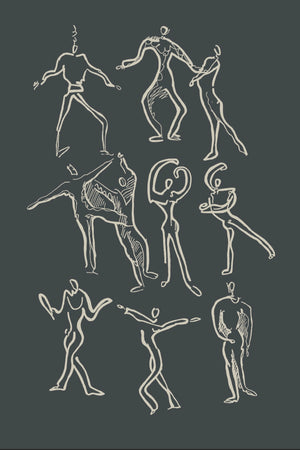 Dancers print
